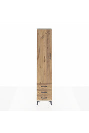 Arges Dolap 2 Raflı 3 Çekmeceli Tek Askılı 44x30x221 - S28M015V3A