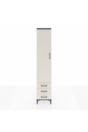 Arges Dolap 2 Raflı 3 Çekmeceli Tek Askılı 44x30x221 - S28M015V4A