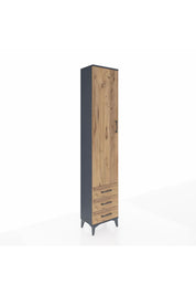 Arges Dolap 2 Raflı 3 Çekmeceli Tek Askılı 44x30x221 - S28M015V6A