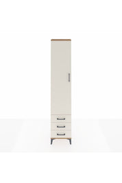 Arges Dolap 2 Raflı 3 Çekmeceli Tek Askılı 44x30x221 - S28M015V7A