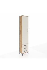 Arges Dolap 2 Raflı 3 Çekmeceli Tek Askılı 44x30x221 - S28M015V7A