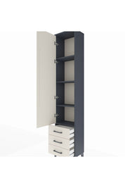 Arges Dolap 4 Raflı 3 Çekmeceli Tek Kapaklı 44x30x221 - S28M016V4A