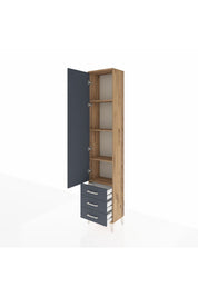 Arges Dolap 4 Raflı 3 Çekmeceli Tek Kapaklı 44x30x221 - S28M016V8A