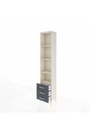 Arges Dolap 4 Raflı 3 Çekmeceli 44x30x221 - S28M017V2A