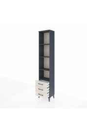 Arges Dolap 4 Raflı 3 Çekmeceli 44x30x221 - S28M017V4A