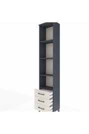 Arges Dolap 4 Raflı 3 Çekmeceli 44x30x221 - S28M017V4A