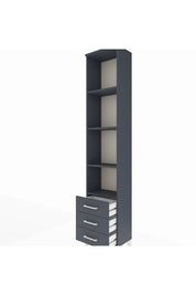 Arges Dolap 4 Raflı 3 Çekmeceli 44x30x221 - S28M017V5A