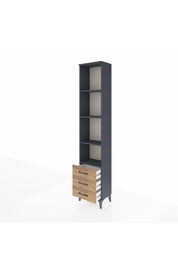 Arges Dolap 4 Raflı 3 Çekmeceli 44x30x221 - S28M017V6A