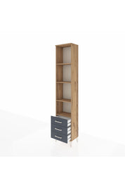 Arges Dolap 4 Raflı 3 Çekmeceli 44x30x221 - S28M017V8A