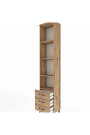 Arges Dolap 4 Raflı 3 Çekmeceli 44x30x221 - S28M017V9A