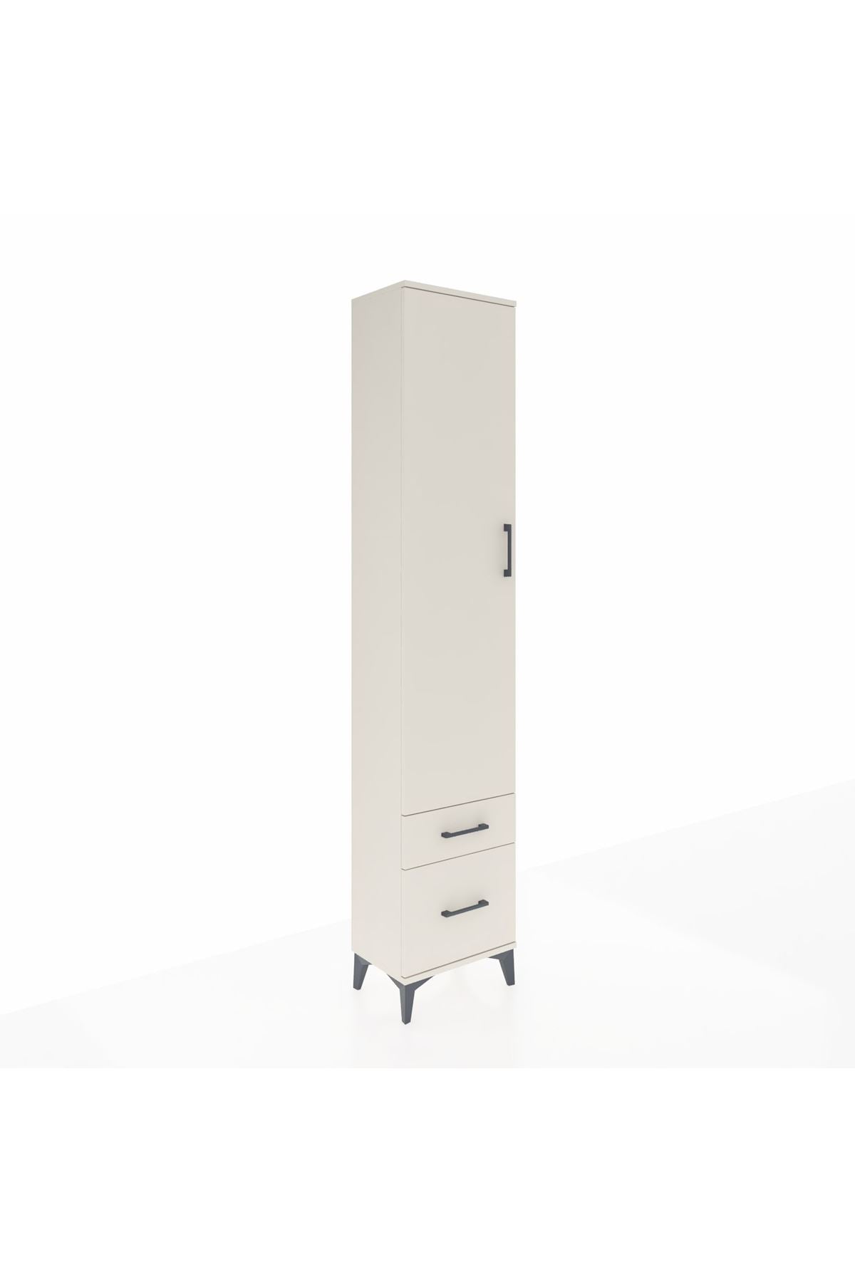 Arges Dolap 2 Raflı 2 Çekmeceli Tek Askılı 44x30x221 - S28M018V1A