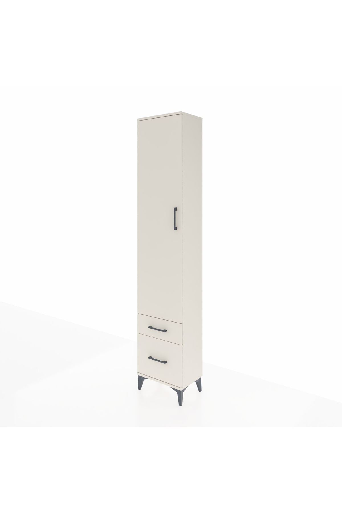 Arges Dolap 2 Raflı 2 Çekmeceli Tek Askılı 44x30x221 - S28M018V1A