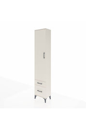Arges Dolap 2 Raflı 2 Çekmeceli Tek Askılı 44x30x221 - S28M018V1A
