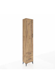 Arges Dolap 2 Raflı 2 Çekmeceli Tek Askılı 44x30x221 - S28M018V9A