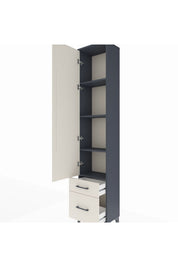 Arges Dolap 4 Raflı 2 Çekmeceli Tek Kapaklı 44x30x221 - S28M019V4A