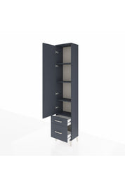 Arges Dolap 4 Raflı 2 Çekmeceli Tek Kapaklı 44x30x221 - S28M019V5A