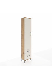 Arges Dolap 4 Raflı 2 Çekmeceli Tek Kapaklı 44x30x221 - S28M019V7A