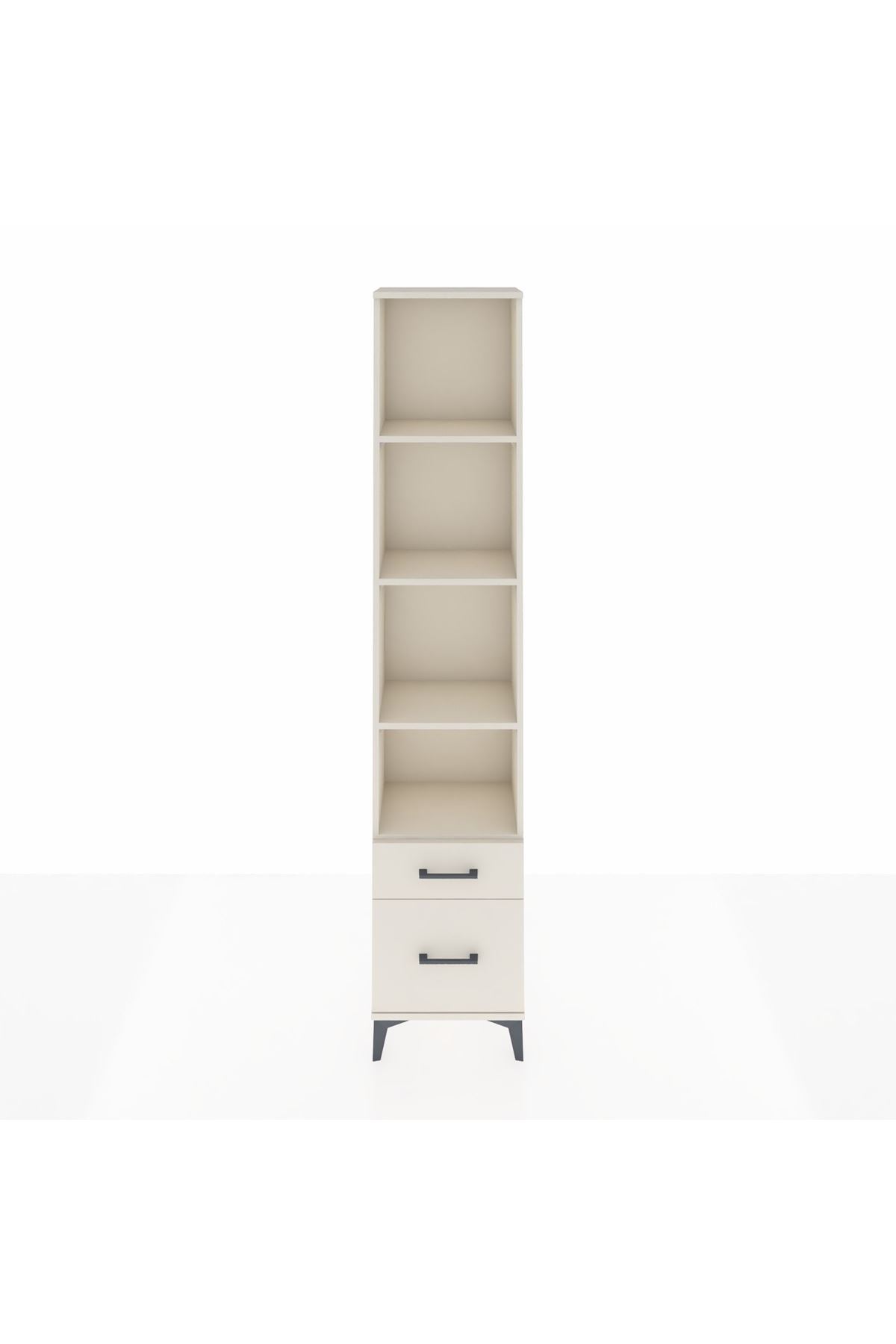 Arges Dolap 4 Raflı 2 Çekmeceli 44x30x221 - S28M020V1A