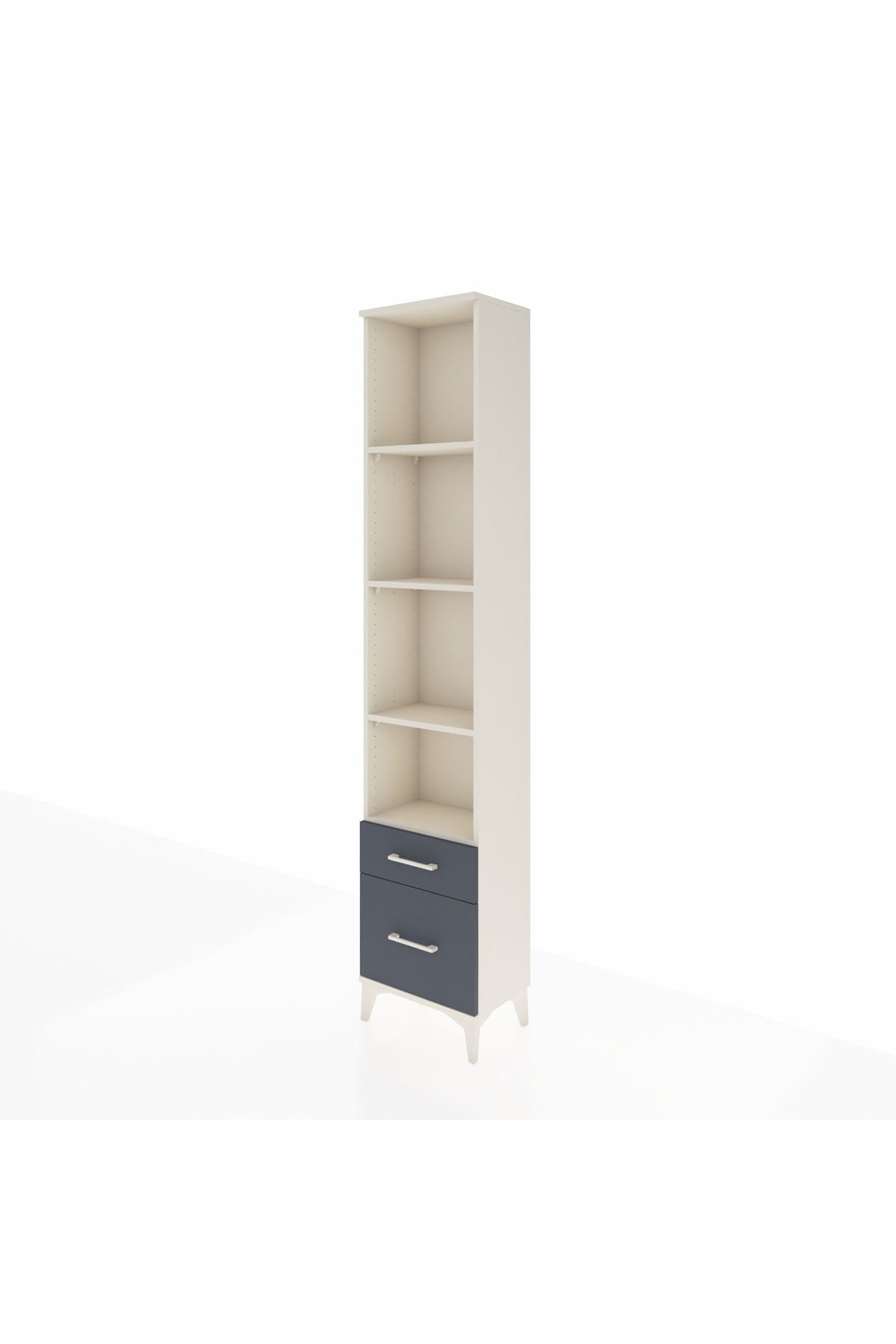 Arges Dolap 4 Raflı 2 Çekmeceli 44x30x221 - S28M020V2A