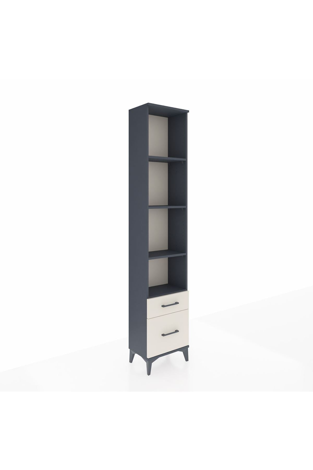 Arges Dolap 4 Raflı 2 Çekmeceli 44x30x221 - S28M020V4A