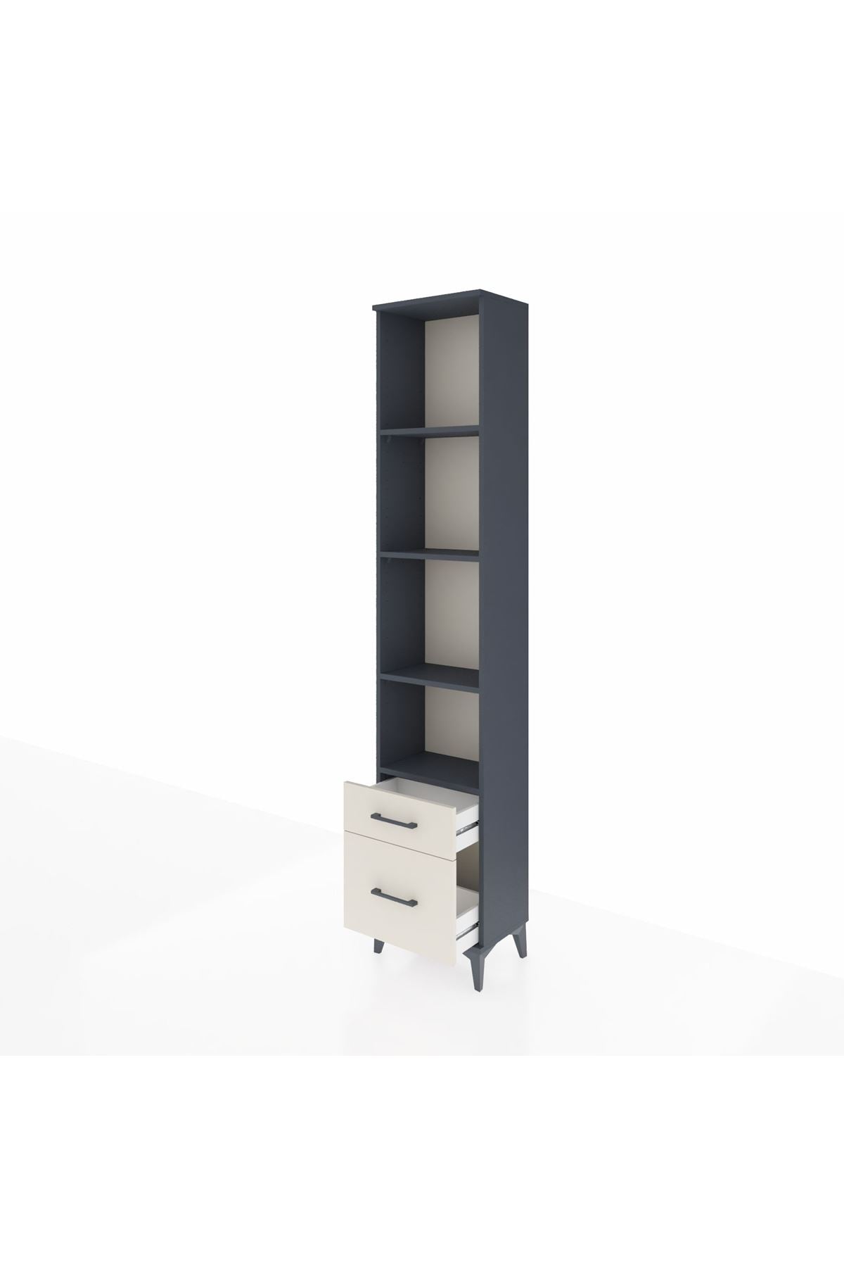 Arges Dolap 4 Raflı 2 Çekmeceli 44x30x221 - S28M020V4A