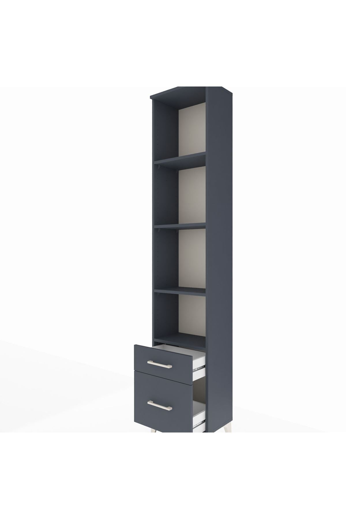 Arges Dolap 4 Raflı 2 Çekmeceli 44x30x221 - S28M020V5A