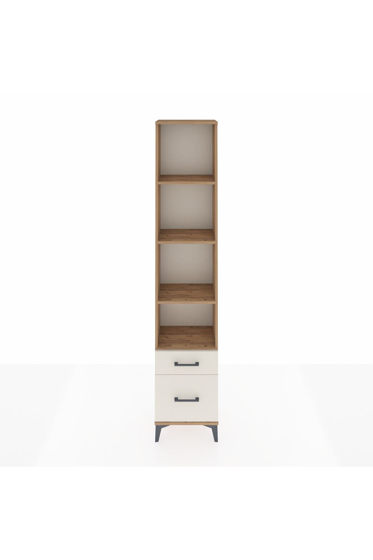 Arges Dolap 4 Raflı 2 Çekmeceli 44x30x221 - S28M020V7A