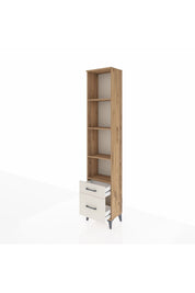Arges Dolap 4 Raflı 2 Çekmeceli 44x30x221 - S28M020V7A
