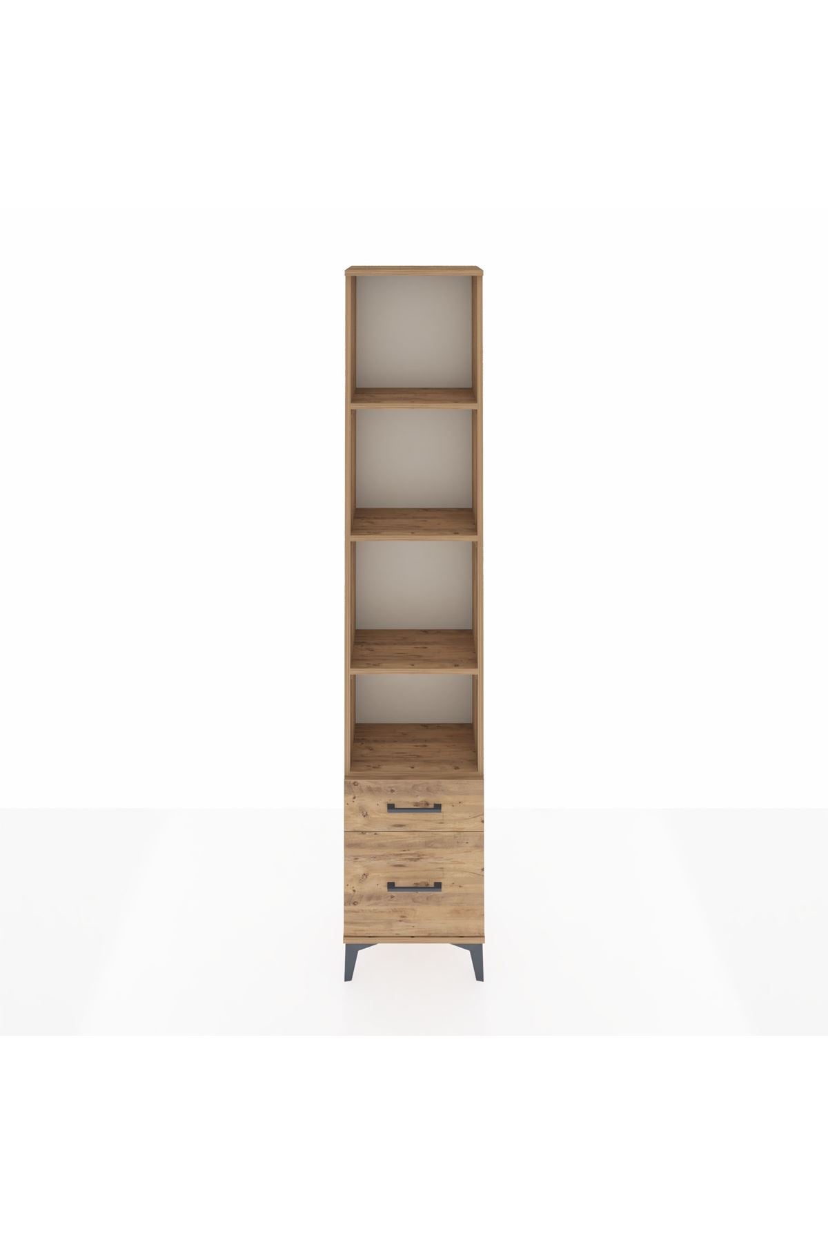 Arges Dolap 4 Raflı 2 Çekmeceli 44x30x221 - S28M020V9A