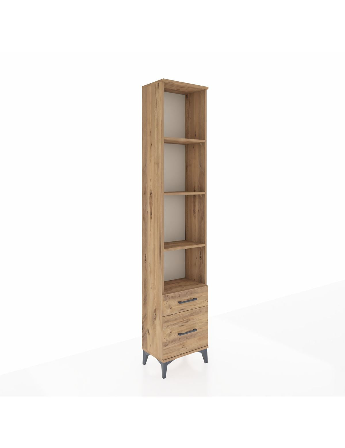 Arges Dolap 4 Raflı 2 Çekmeceli 44x30x221 - S28M020V9A