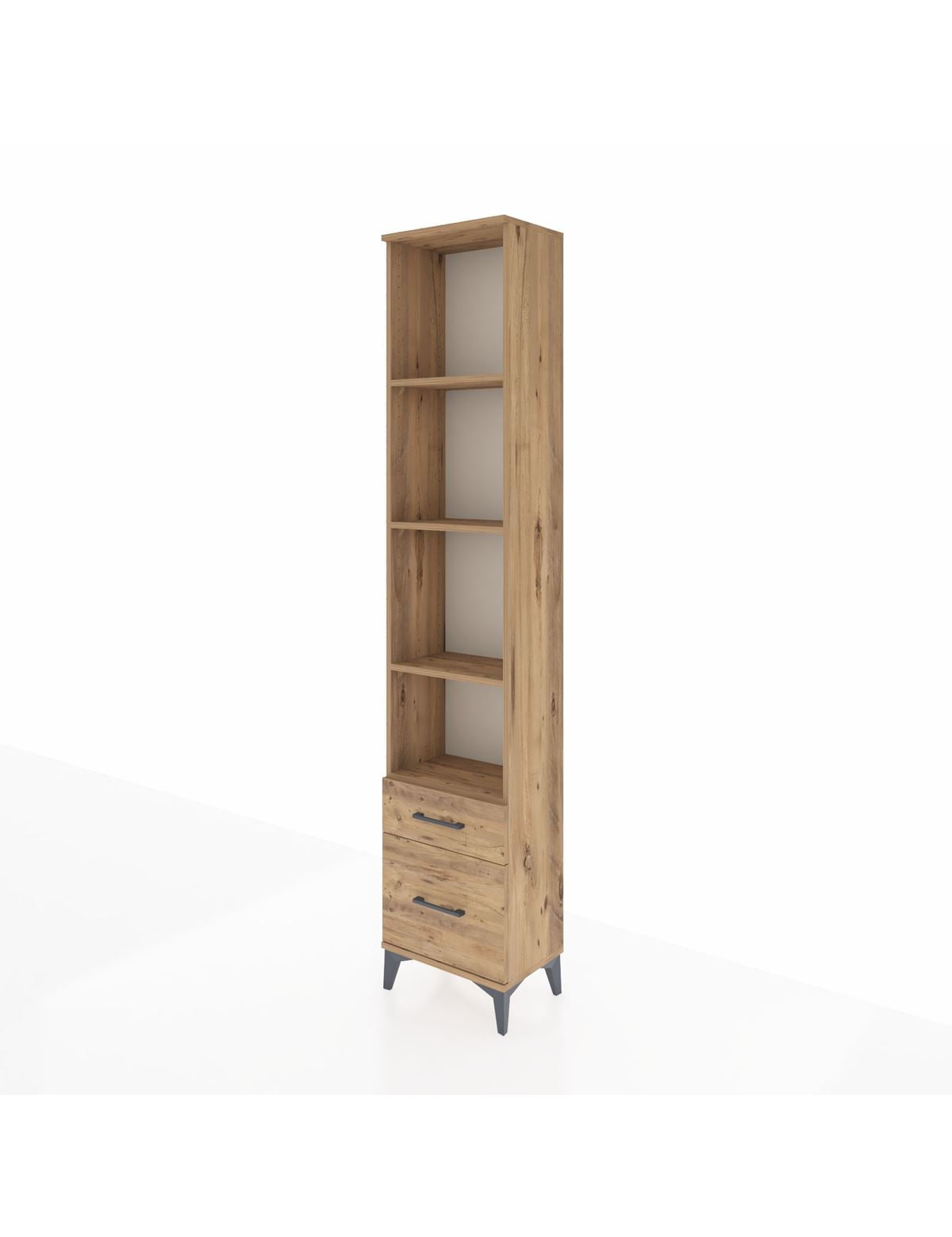 Arges Dolap 4 Raflı 2 Çekmeceli 44x30x221 - S28M020V9A