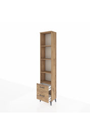Arges Dolap 4 Raflı 2 Çekmeceli 44x30x221 - S28M020V9A