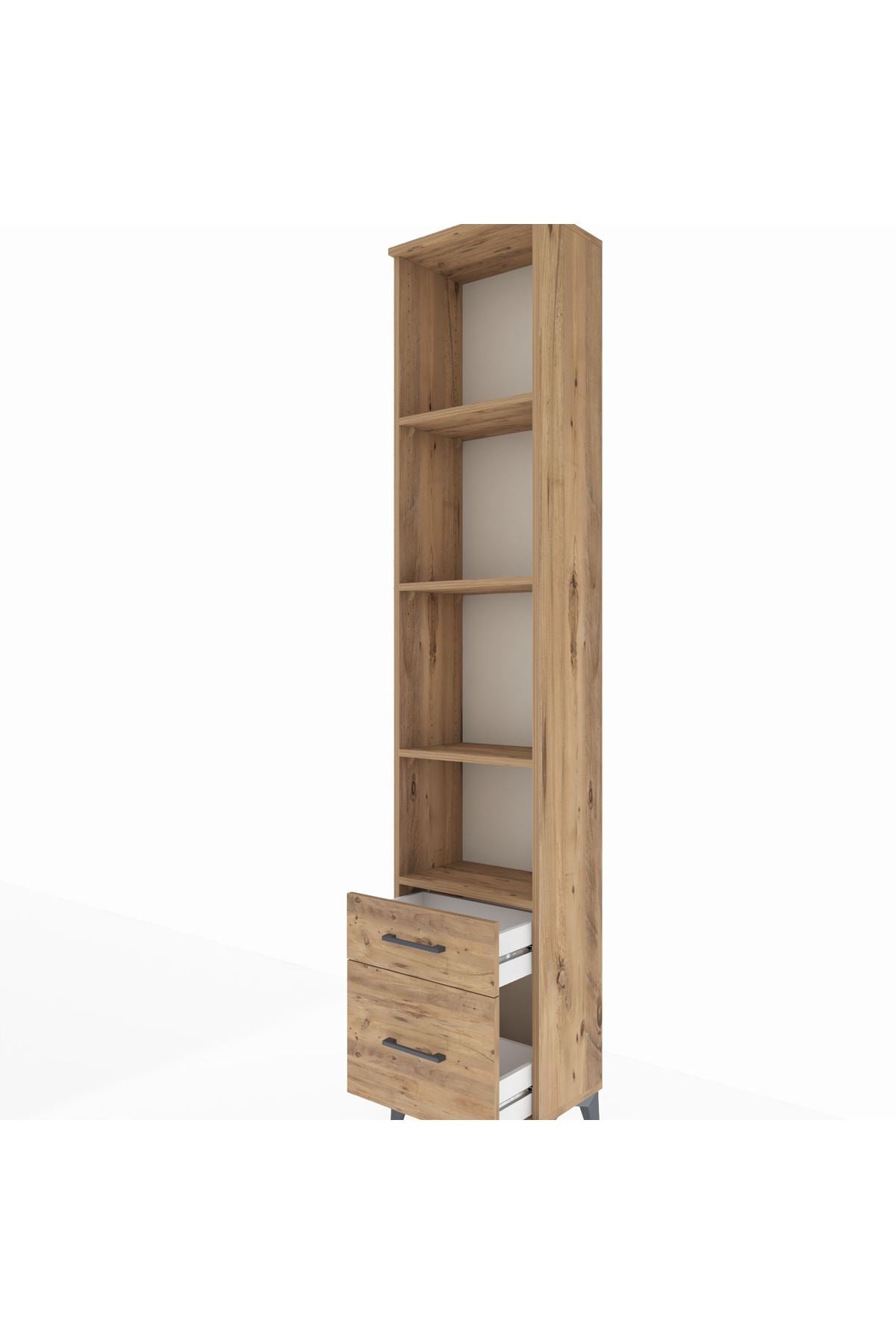 Arges Dolap 4 Raflı 2 Çekmeceli 44x30x221 - S28M020V9A