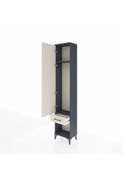 Arges Dolap 2 Raflı Tek Çekmeceli Tek Askılı 44x30x221 - S28M021V4A