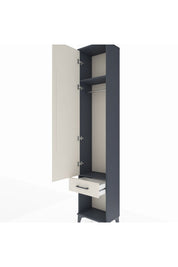 Arges Dolap 2 Raflı Tek Çekmeceli Tek Askılı 44x30x221 - S28M021V4A