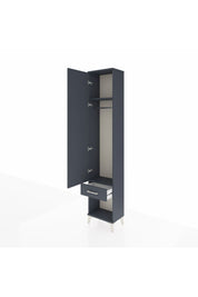 Arges Dolap 2 Raflı Tek Çekmeceli Tek Askılı 44x30x221 - S28M021V5A