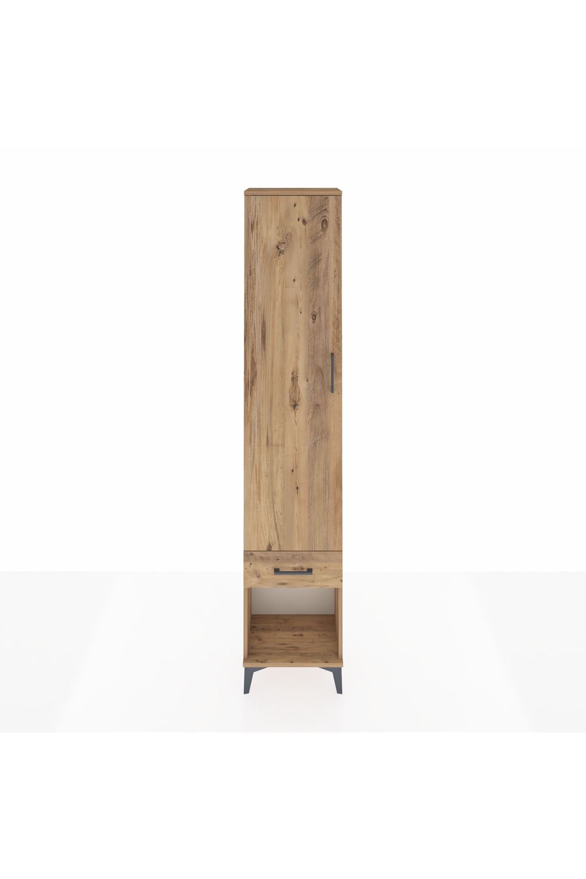 Arges Dolap 2 Raflı Tek Çekmeceli Tek Askılı 44x30x221 - S28M021V9A