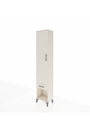 Arges Dolap 4 Raflı Tek Çekmeceli Tek Kapaklı 44x30x221 - S28M022V1A