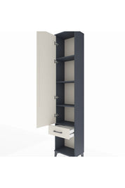Arges Dolap 4 Raflı Tek Çekmeceli Tek Kapaklı 44x30x221 - S28M022V4A