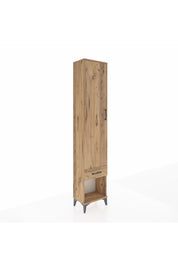 Arges Dolap 4 Raflı Tek Çekmeceli Tek Kapaklı 44x30x221 - S28M022V9A