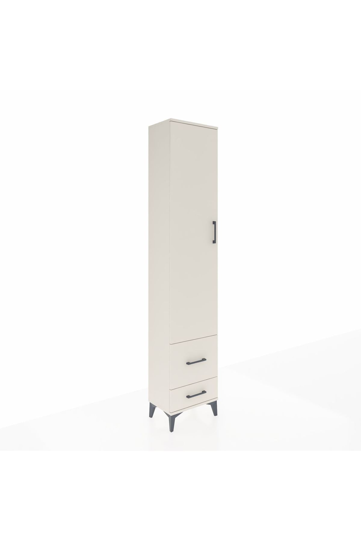 Arges Dolap 2 Raflı 2 Çekmeceli Tek Askılı 44x30x221 - S28M023V1A