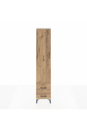 Arges Dolap 2 Raflı 2 Çekmeceli Tek Askılı 44x30x221 - S28M023V3A