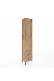 Arges Dolap 2 Raflı 2 Çekmeceli Tek Askılı 44x30x221 - S28M023V9A