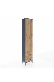 Arges Dolap 4 Raflı 2 Çekmeceli Tek Kapaklı 44x30x221 - S28M024V6A
