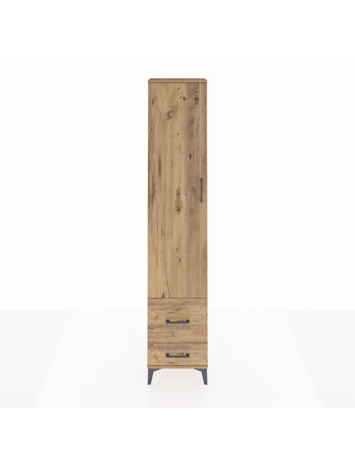 Arges Dolap 4 Raflı 2 Çekmeceli Tek Kapaklı 44x30x221 - S28M024V9A