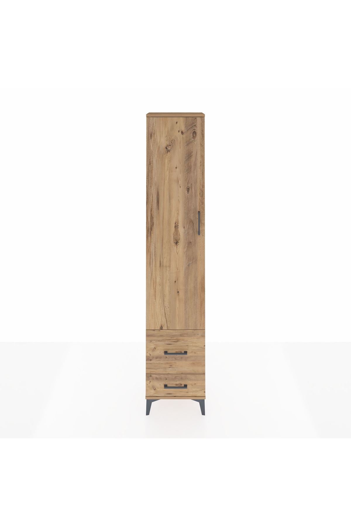 Arges Dolap 4 Raflı 2 Çekmeceli Tek Kapaklı 44x30x221 - S28M024V9A
