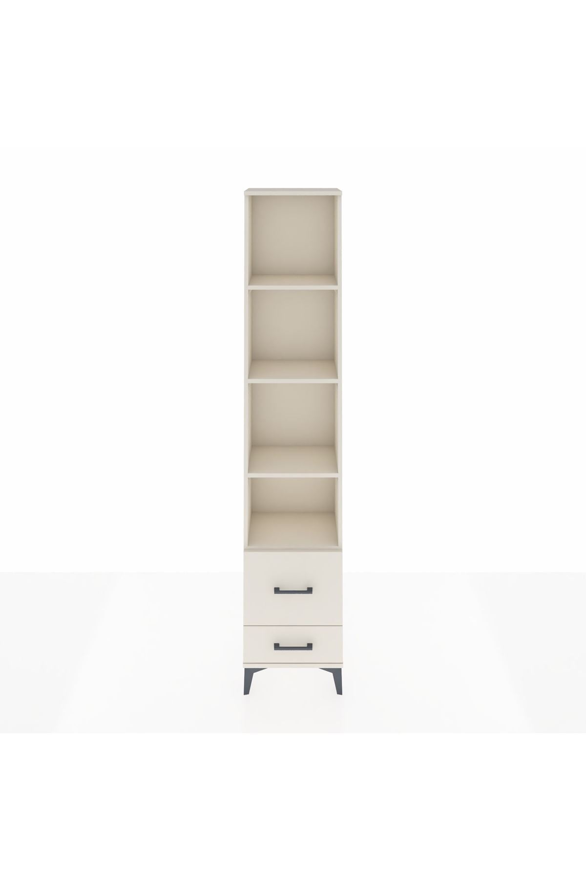 Arges Dolap 4 Raflı 2 Çekmeceli 44x30x221 - S28M025V1A