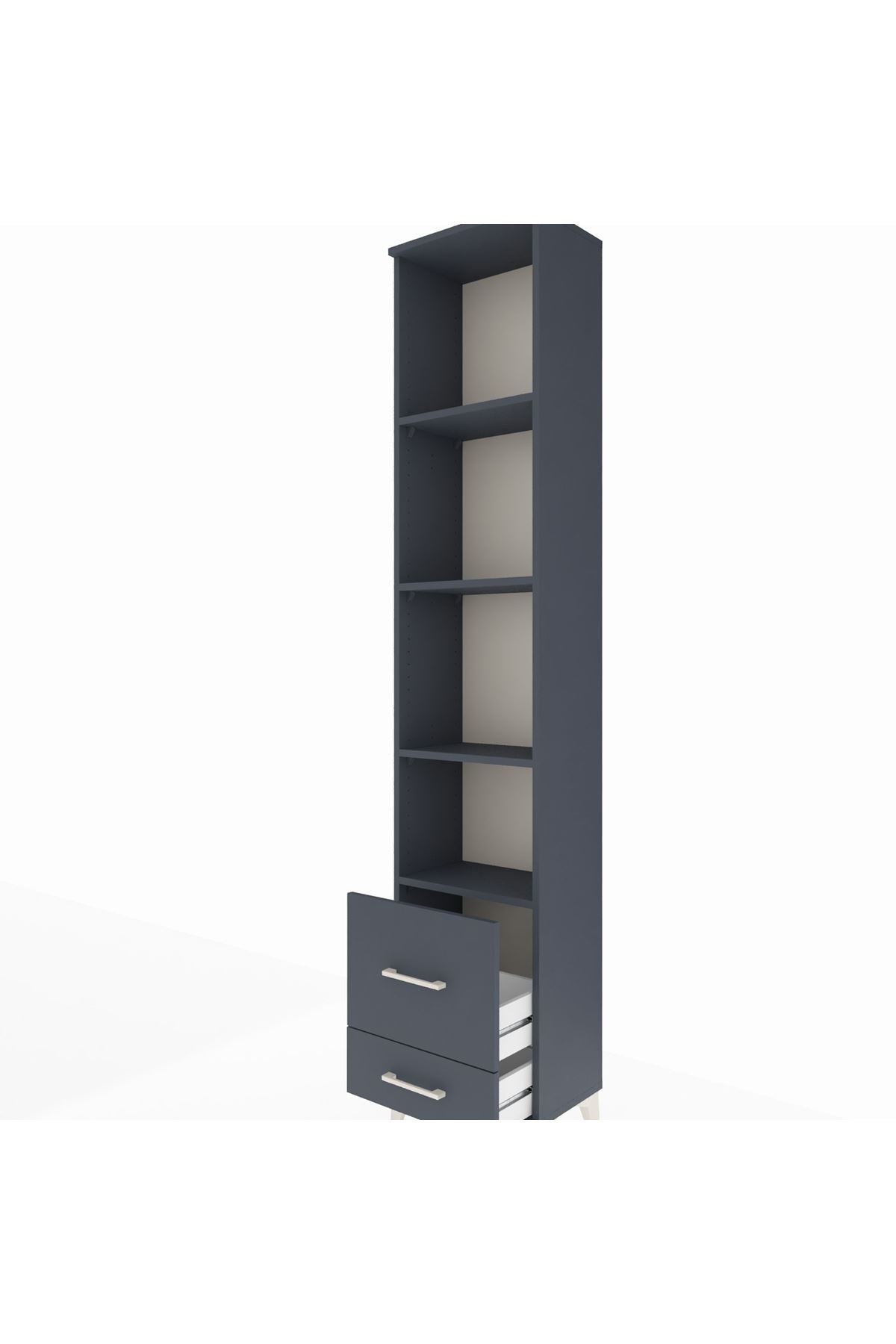 Arges Dolap 4 Raflı 2 Çekmeceli 44x30x221 - S28M025V5A