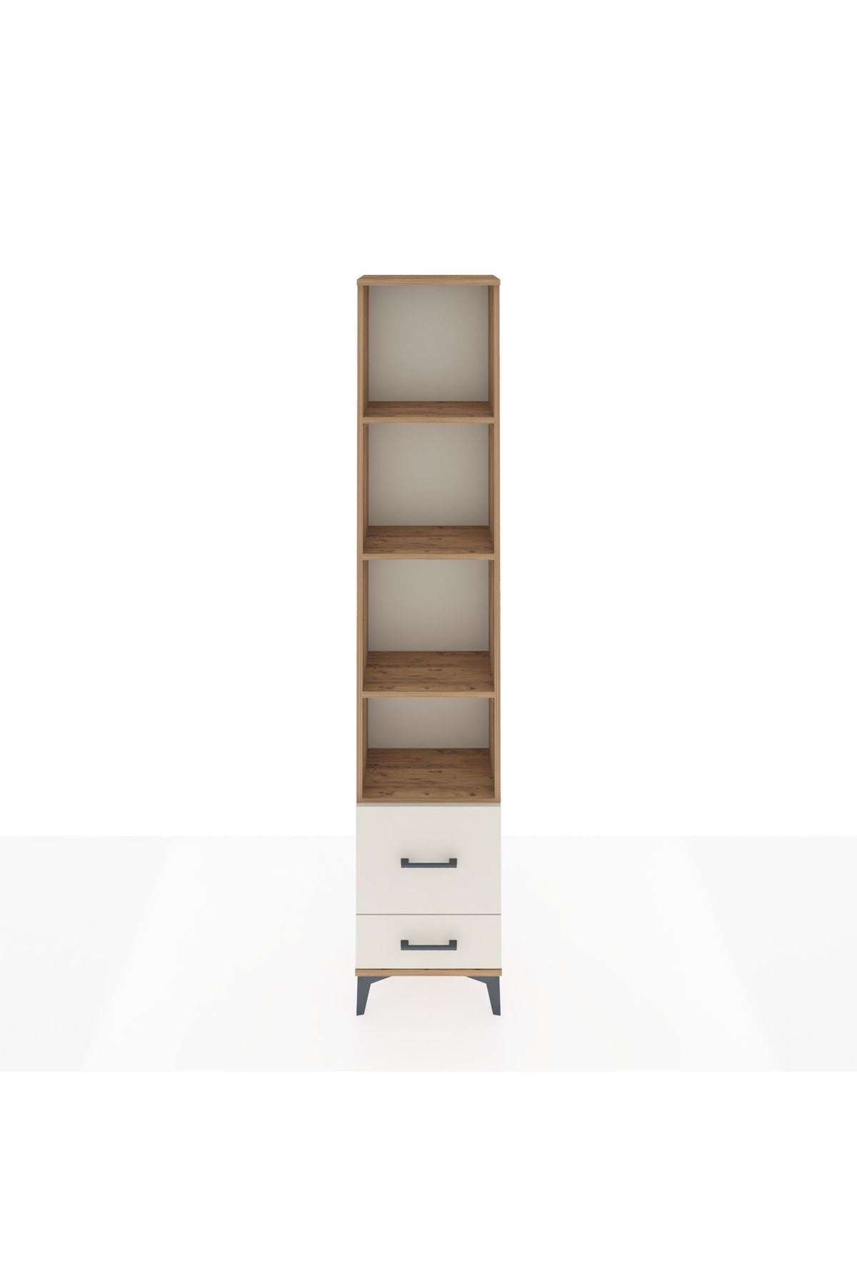 Arges Dolap 4 Raflı 2 Çekmeceli 44x30x221 - S28M025V7A