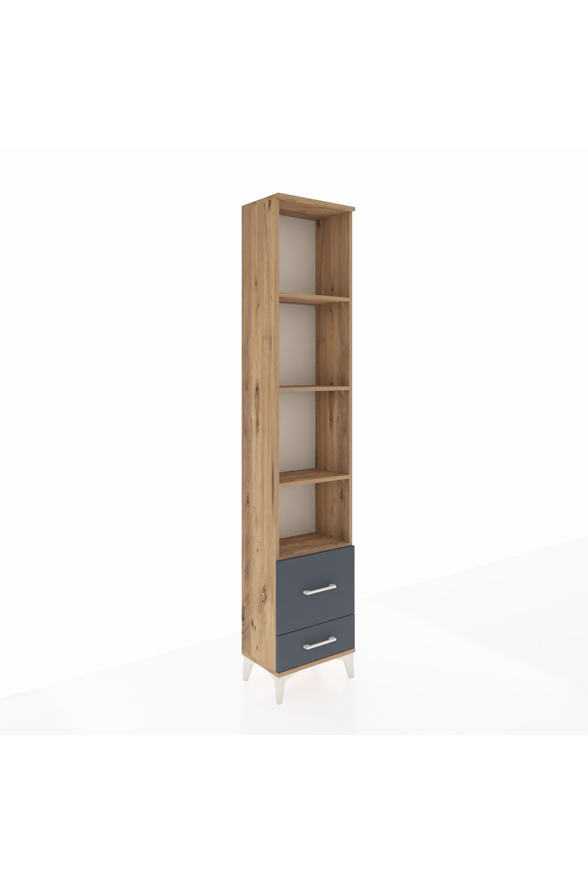 Arges Dolap 4 Raflı 2 Çekmeceli 44x30x221 - S28M025V8A